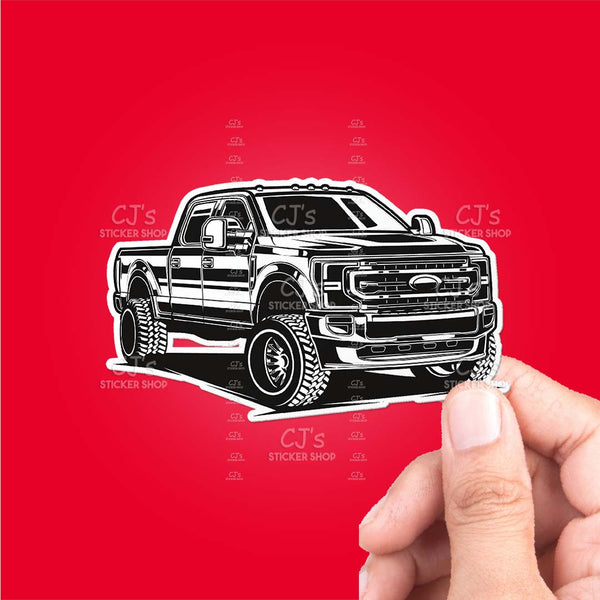 Lifted Truck Sticker