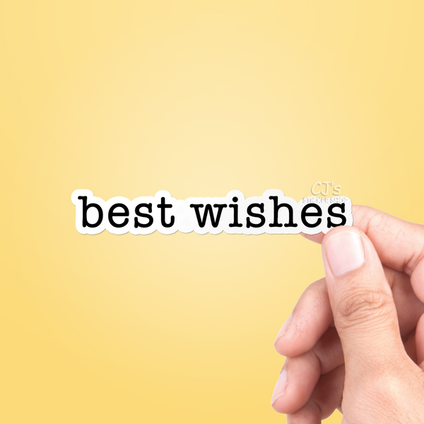 Best Wishes Sticker
