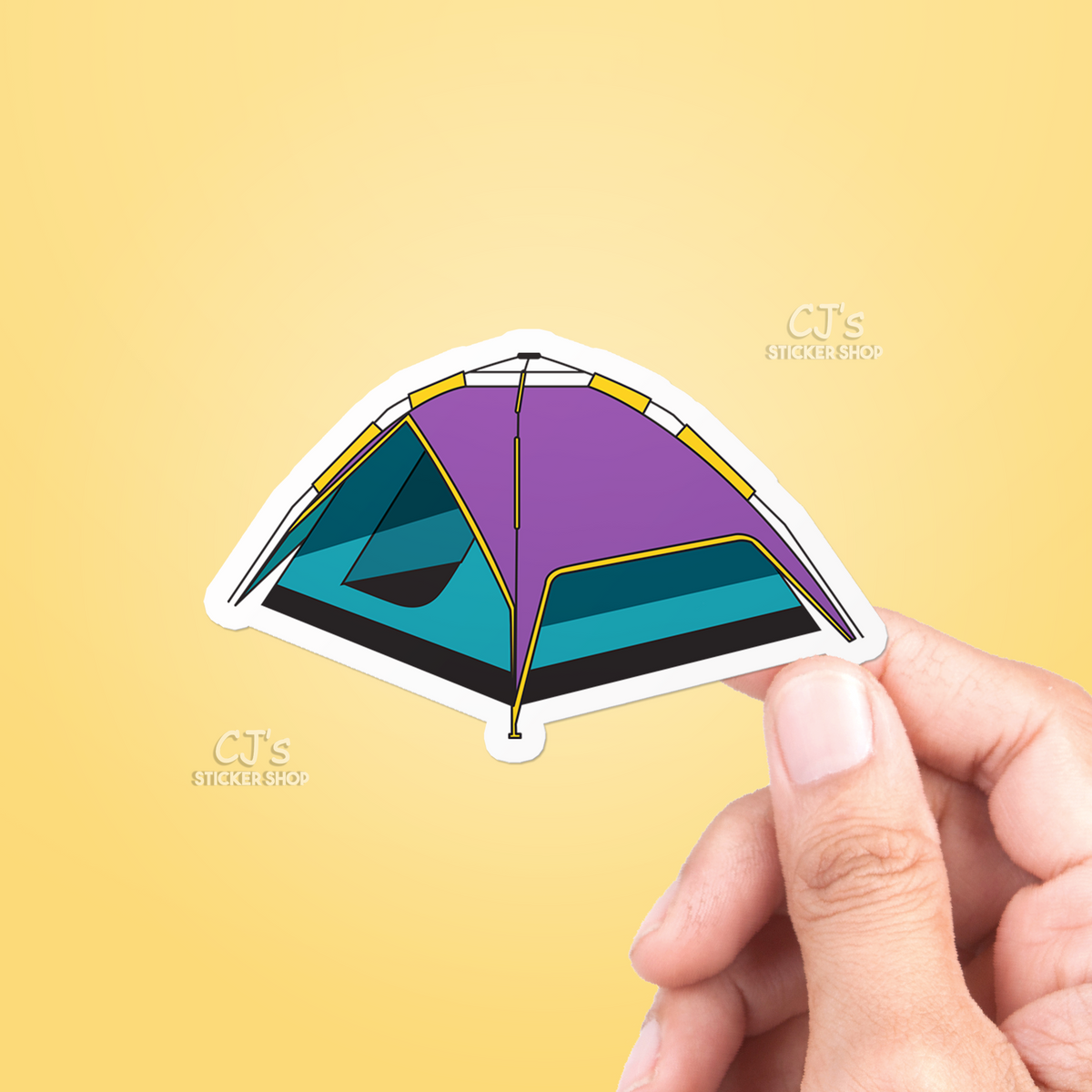 tent sticker Camping Tent Sticker