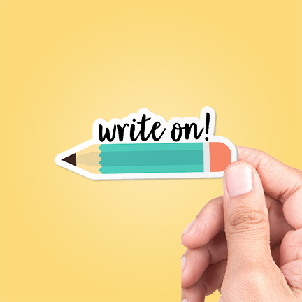 Write On! Sticker