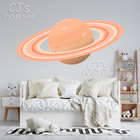 Planet Saturn Kid's Wall Decal