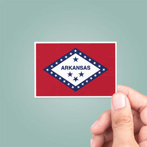 Arkansas AR State Flag Sticker