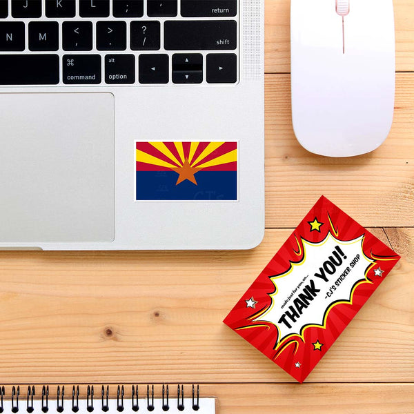 Arizona AZ State Flag Sticker