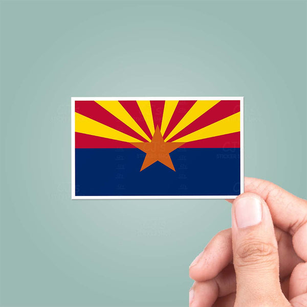 Arizona AZ State Flag Sticker
