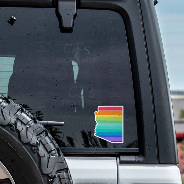 Arizona Rainbow State Sticker