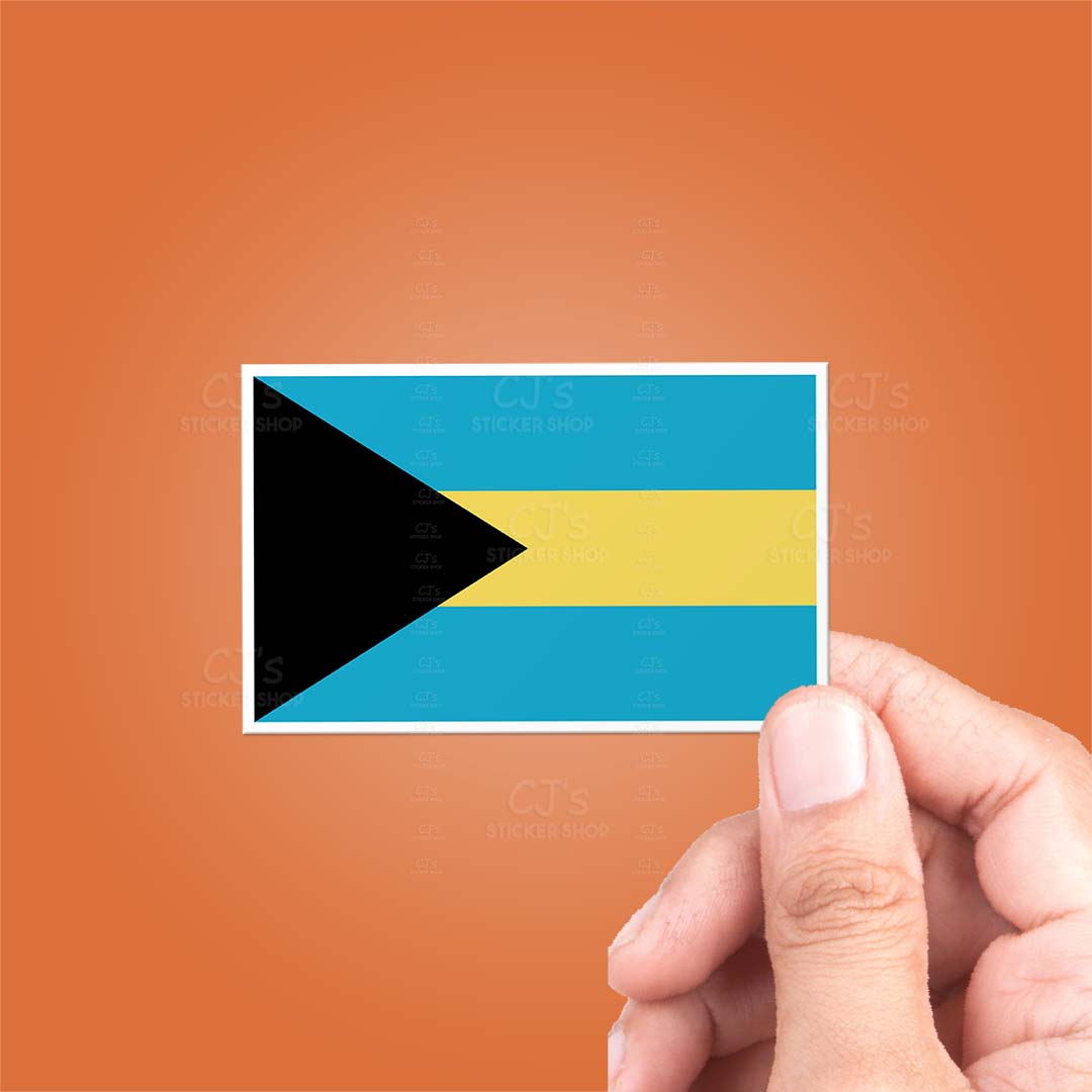 Bahamas Flag Sticker