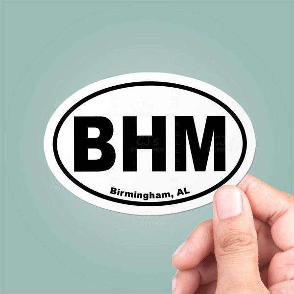 Birmingham, AL Oval Sticker
