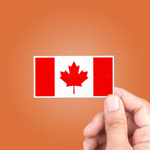 Canadian Flag Sticker