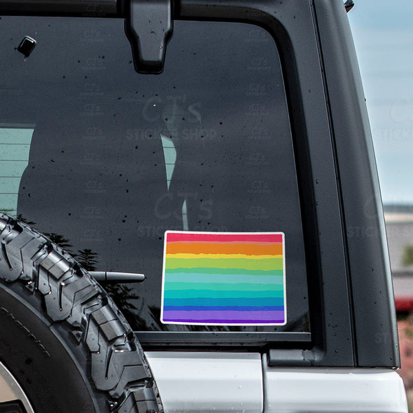 Colorado Rainbow State Sticker