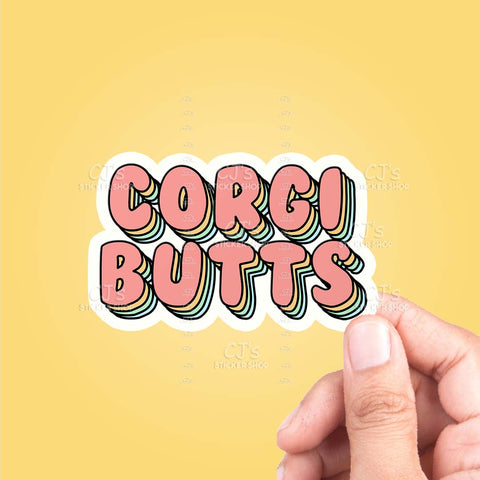 Corgi Butts Cute Sticker