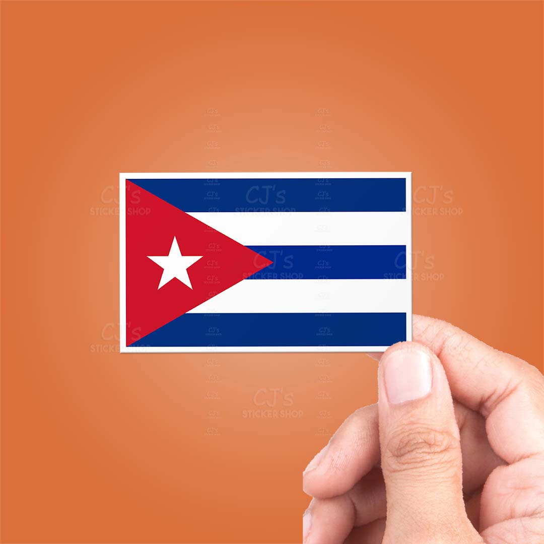 Cuban Flag Sticker