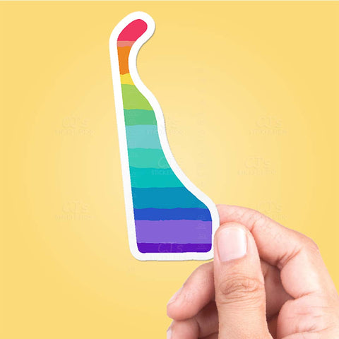 Delaware Rainbow State Sticker