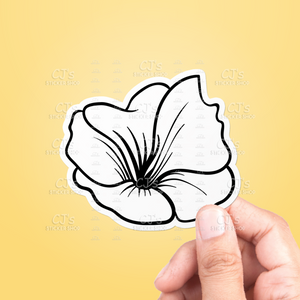 Flower Drawing #2 Sticker