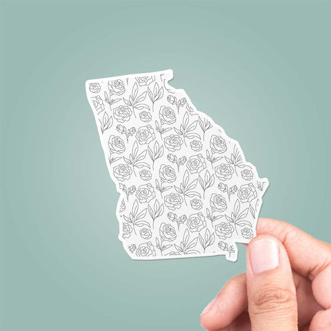 Georgia Floral Pattern Sticker