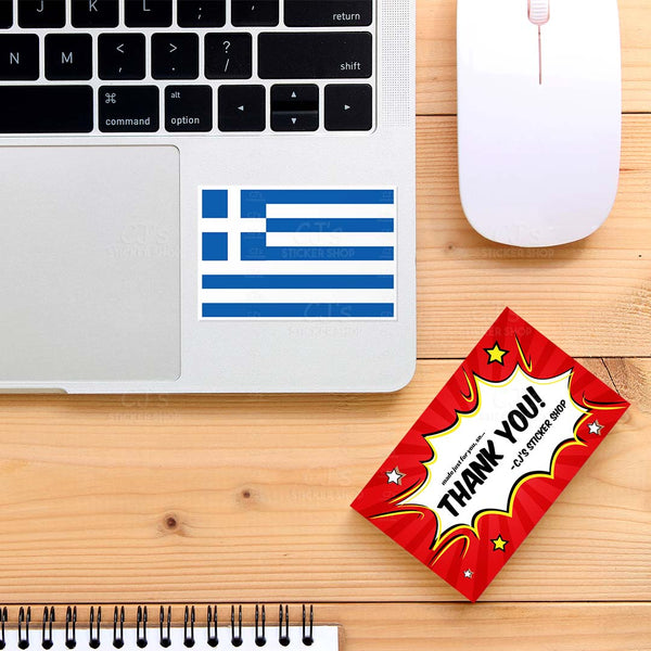 Greek Flag Sticker