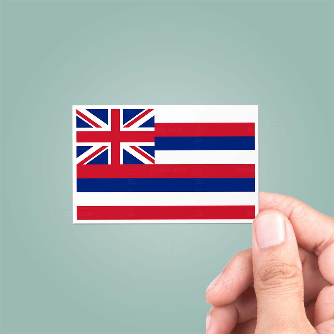 Hawaii HI State Flag Sticker