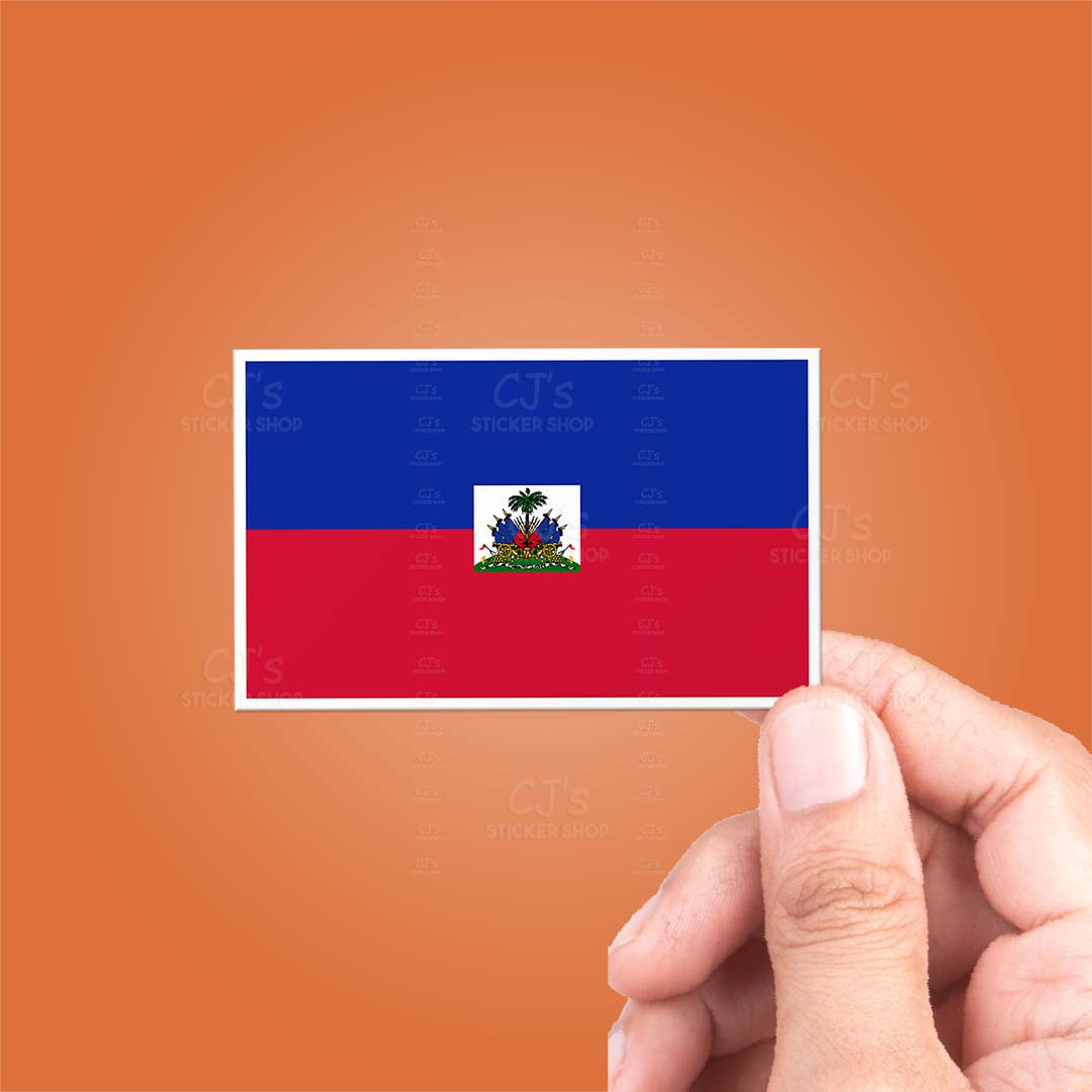 Haitian Flag Sticker