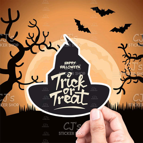 Happy Halloween Trick or Treat Sticker