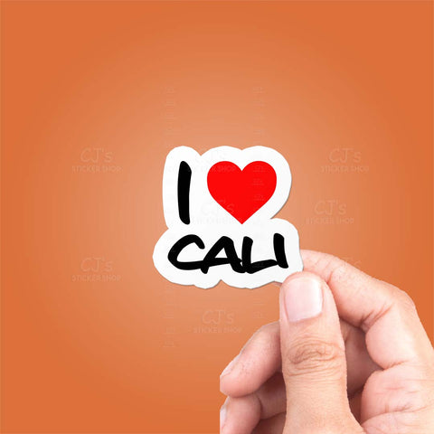 I Love Cali Sticker