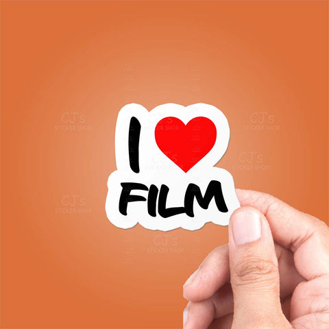 I Love Film Sticker