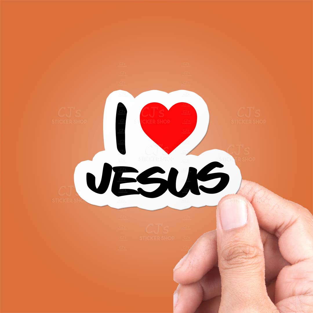 I Love Jesus Sticker