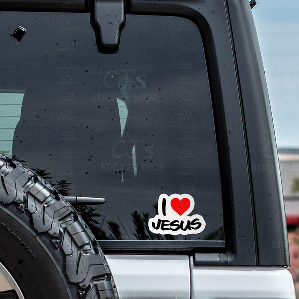 I Love Jesus Sticker