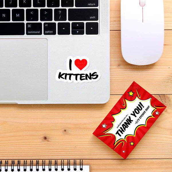 I Love Kittens Sticker