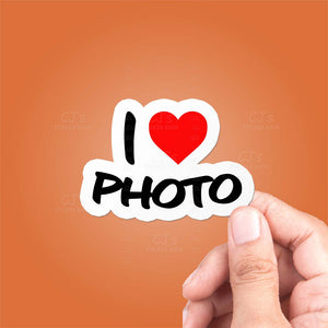 I Love Photo Sticker