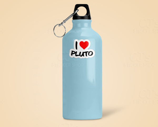 I Love Pluto Sticker
