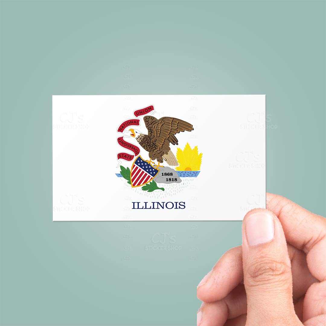 Illinois IL State Flag Sticker