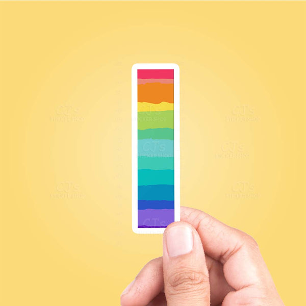 Letter "I" Rainbow Sticker