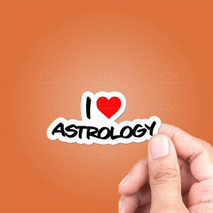 I Love Astrology Sticker