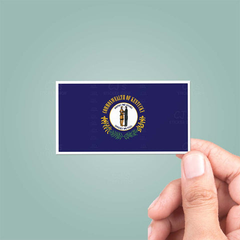 Kentucky KY State Flag Sticker