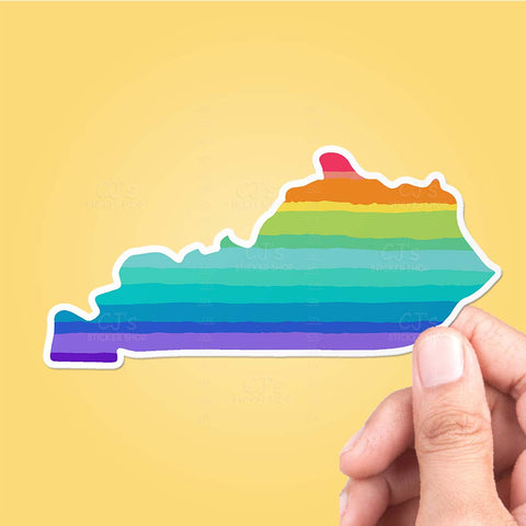 Kentucky Rainbow State Sticker