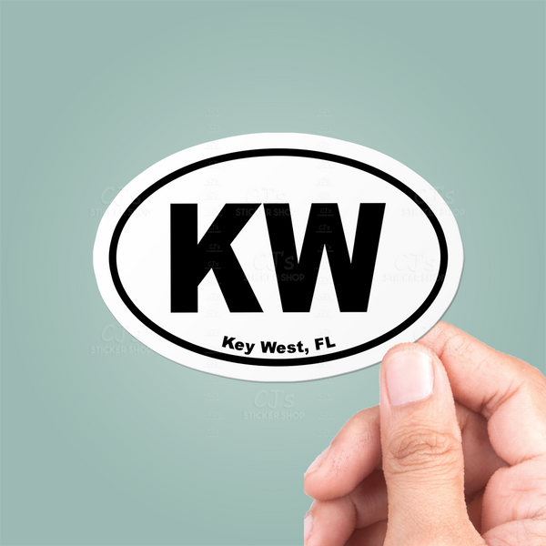 Key West Florida Oval Sticker