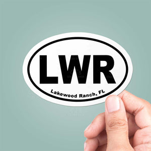 Lakewood Ranch LWR Florida Oval Sticker