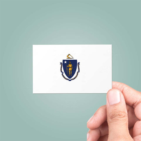 Massachusetts MA State Flag Sticker