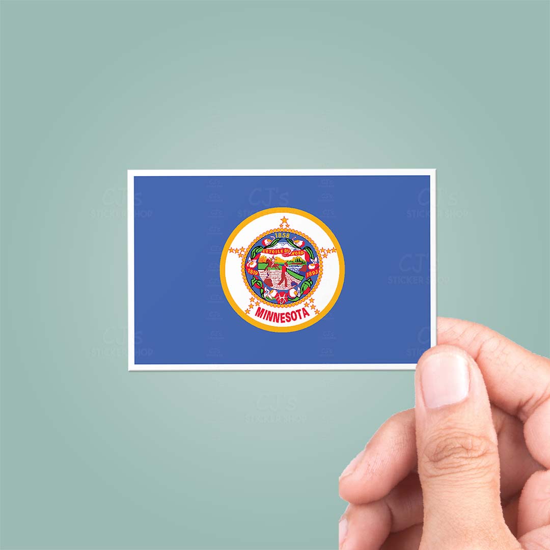 Minnesota MN State Flag Sticker