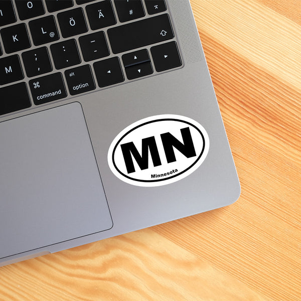 Minnesota MN State Oval Sticker