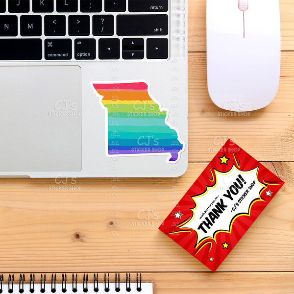 Missouri Rainbow State Sticker