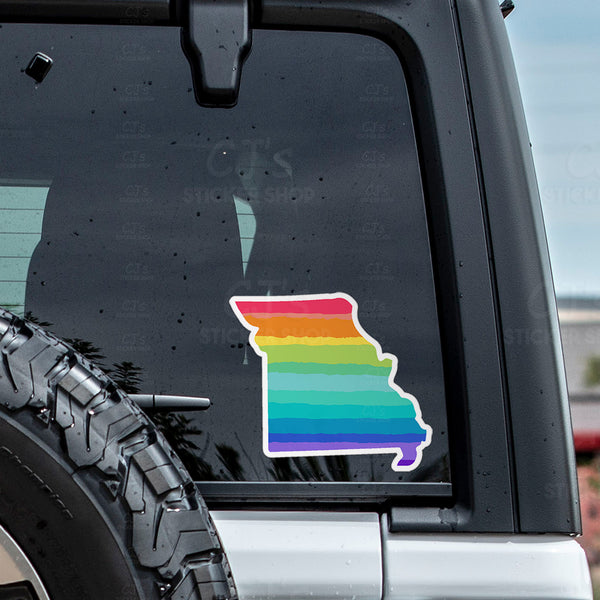 Missouri Rainbow State Sticker