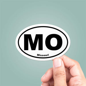 Missouri MO State Oval Sticker