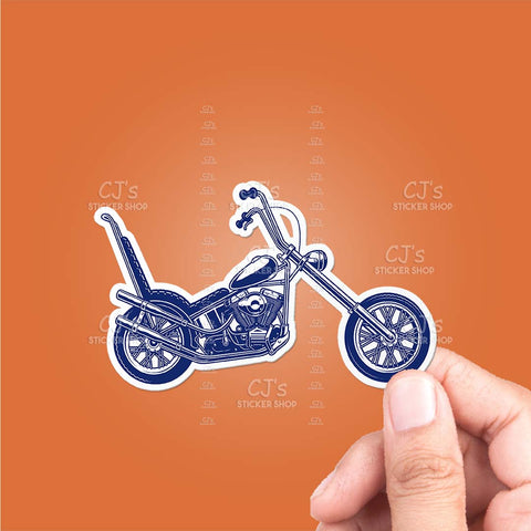 Motorcycle Illustration V3 Sticker