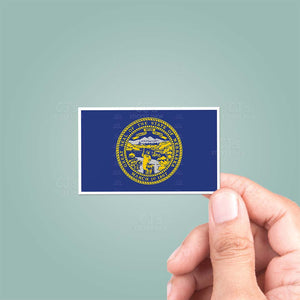 Nebraska NE State Flag Sticker