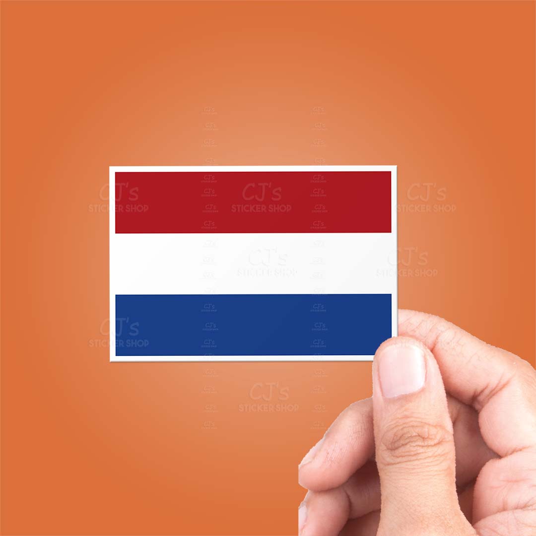 The Netherlands Flag Sticker