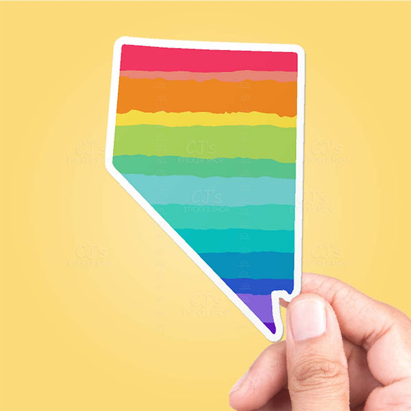 Nevada Rainbow State Sticker