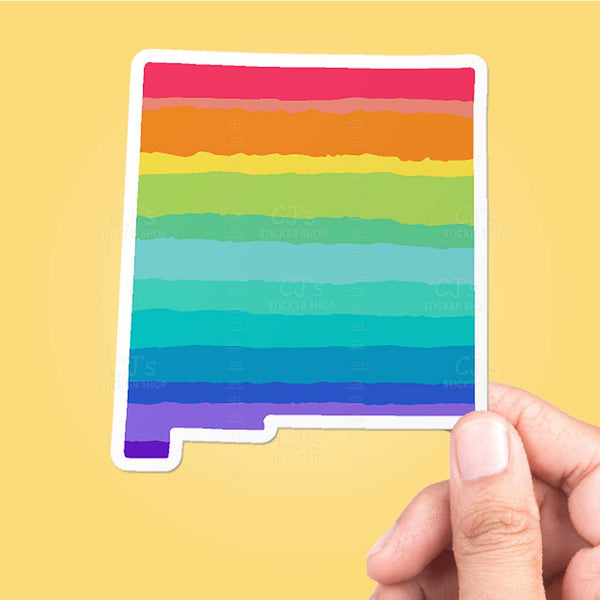 New Mexico Rainbow State Sticker
