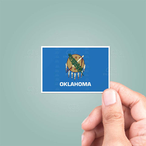 Oklahoma OK State Flag Sticker