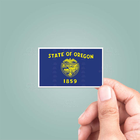 Oregon OR State Flag Sticker
