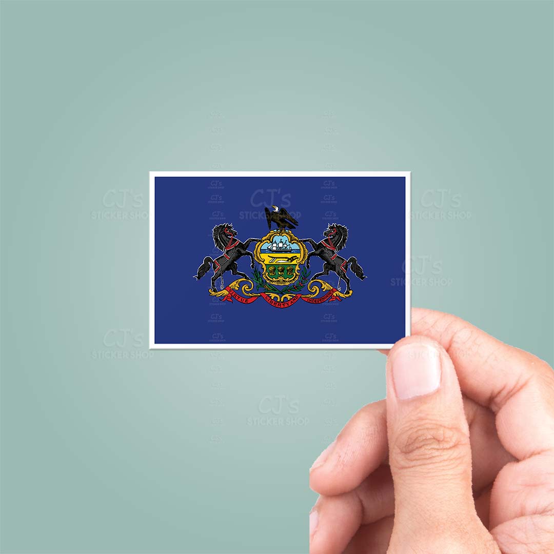 Pennsylvania PA State Flag Sticker
